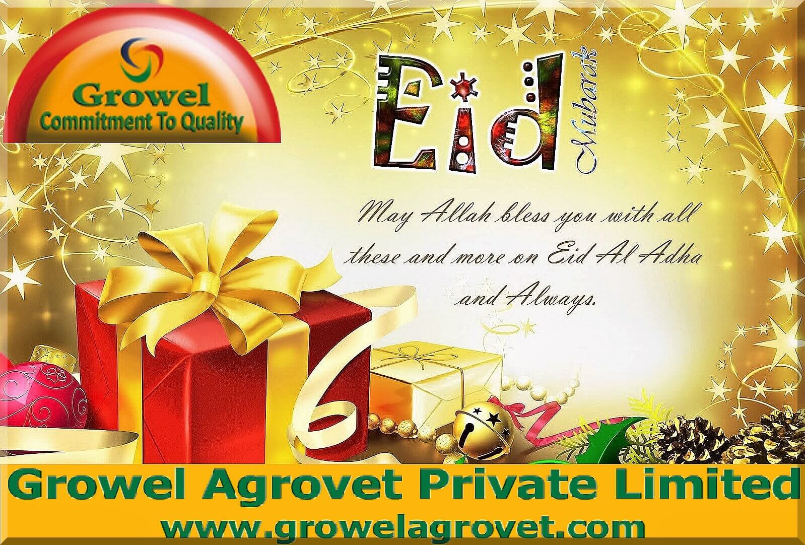 Eid Mubarak,Growel Agrovet Private Limited